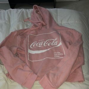 Coca-cola dusty rose hoodie